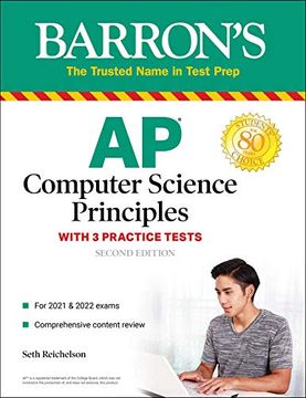 portada Ap Computer Science Principles With 3 Practice Tests (Barron'S Test Prep) (en Inglés)