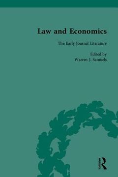 portada Law and Economics: The Early Journal Literature (en Inglés)