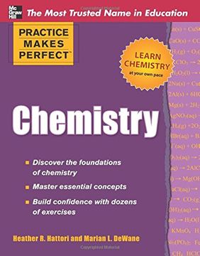 portada Practice Makes Perfect Chemistry (Practice Makes Perfect Series) (en Inglés)