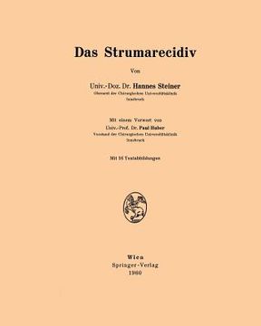 portada Das Strumarecidiv (en Alemán)