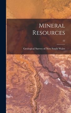 portada Mineral Resources; 22 (en Inglés)