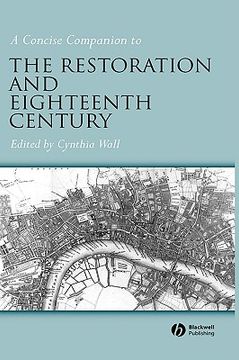 portada a concise companion to the restoration and eighteenth century (en Inglés)
