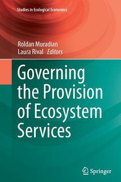 portada Governing the Provision of Ecosystem Services