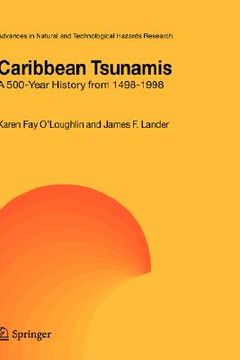 portada caribbean tsunamis: a 500-year history from 1498-1998 (en Inglés)