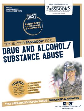 portada Drug and Alcohol/Substance Abuse (Dan-78): Passbooks Study Guide Volume 78 (en Inglés)