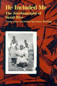 portada he included me: the autobiography of sarah rice (en Inglés)