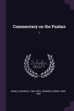 portada Commentary on the Psalms: 1 (in English)