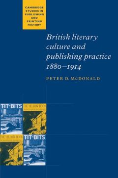 portada British Literary Culture and Publishing Practice, 1880-1914 Paperback (Cambridge Studies in Publishing and Printing History) (en Inglés)