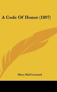 portada a code of honor (1897) (en Inglés)