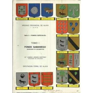 portada Fondo Samaniego. Inventario de Documentos. Tomo i (in Spanish)