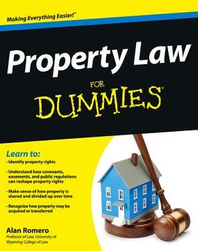portada property law for dummies (en Inglés)