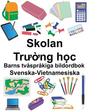 portada Svenska-Vietnamesiska Skolan/Trường học Barns tvåspråkiga bildordbok (en Sueco)