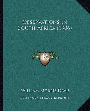 portada observations in south africa (1906)