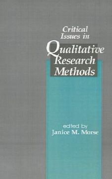 portada critical issues in qualitative research methods