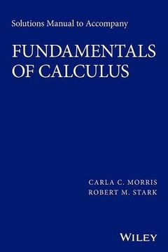 portada Solutions Manual to Accompany Fundamentals of Calculus (en Inglés)