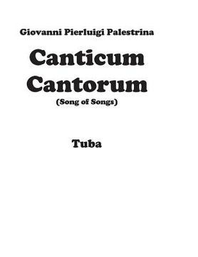 portada Canticum Cantorum - brass quintet - Tuba (en Inglés)