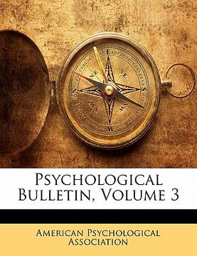 portada psychological bulletin, volume 3