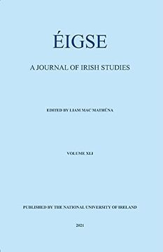 portada Eigse: A Journal of Irish Studies: Volume 41 (41) (en Inglés)