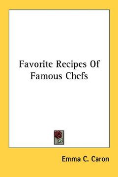 portada favorite recipes of famous chefs (in English)