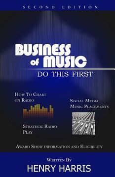 portada Business of Music: Do This First (en Inglés)
