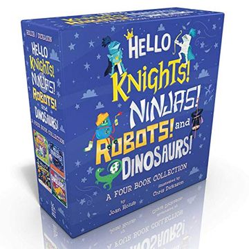 portada Hello Knights! Ninjas! Robots! And Dinosaurs! Hello Knights! Hello Ninjas! Hello Robots! Hello Dinosaurs! (a Hello Book) (en Inglés)