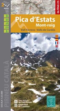 portada Pica D'Estats Mont-Roig 1: 25. 000 (Alpina 25 - 1 