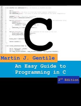 portada an easy guide to programming in c, second edition (in English)