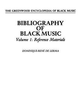 portada bibliography of black music, volume 1: reference materials (in English)