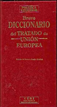 portada Breve diccionario del Tratado de Unión Europea