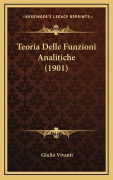 portada Teoria Delle Funzioni Analitiche (1901) (en Italiano)