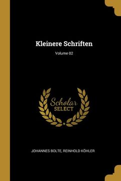 portada Kleinere Schriften; Volume 02 (en Alemán)