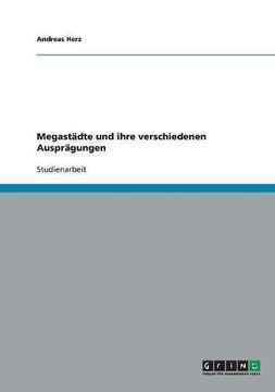portada Megastädte und ihre verschiedenen Ausprägungen (German Edition)