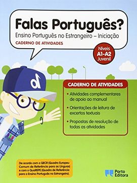 portada Cad Ativid - Falas Portugues? Niveis A1 / A2 - Juvenil (en Portugués)