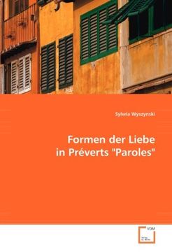 portada Formen der Liebe in Préverts "Paroles"