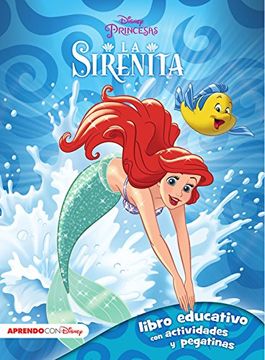 portada La Sirenita (Libro Educativo Disney con Actividades y Pegatinas)