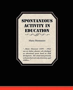 portada spontaneous activity in education (in English)