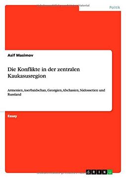 portada Die Konflikte in der zentralen Kaukasusregion (German Edition)