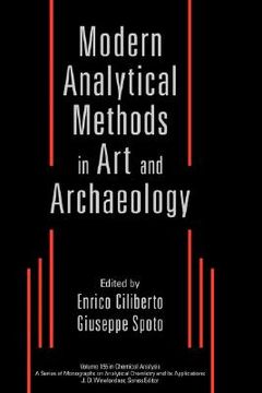 portada modern analytical methods in art and archeology (en Inglés)
