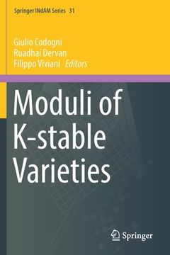 portada Moduli of K-Stable Varieties (en Inglés)