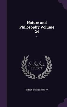 portada Nature and Philosophy Volume 24: 7