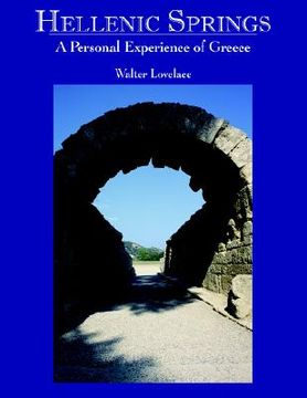 portada hellenic springs: a personal experience of greece (en Inglés)