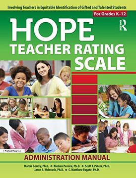 portada Hope Teacher Rating Scale Kit: Involving Teachers in Equitable Identification of Gifted and Talented Students in K-12: Manual and Forms (in English)