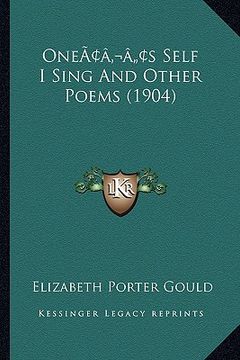 portada oneacentsa -a centss self i sing and other poems (1904) (en Inglés)