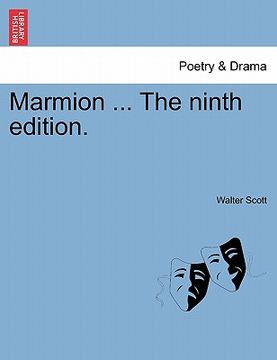 portada marmion ... the ninth edition. (en Inglés)