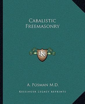 portada cabalistic freemasonry (en Inglés)
