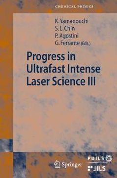 portada progress in ultrafast intense laser science iii (en Inglés)
