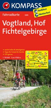 portada Vogtland - hof - Fichtelgebirge 1: 70000: Fahrradkarte. Gps-Genau (in German)