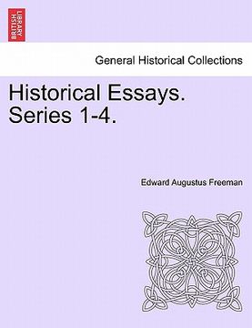 portada historical essays. series 1-4.