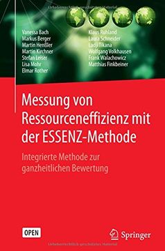 portada Messung von Ressourceneffizienz mit der Essenz-Methode: Integrierte Methode zur Ganzheitlichen Bewertung 