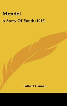 portada mendel: a story of youth (1916) (en Inglés)